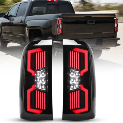 2014-2018 for Chevy Silverado 1500 2500 3500 Tail Lights LED Sequential Signal - Image 1 of 4