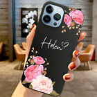 Belle coque téléphone personnalisée florale unique pour iPhone 15 14 13 12 11 coque