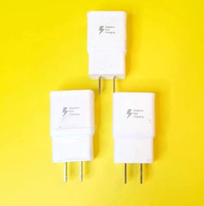 LOT 3x 100% GENUINE OEM SAMSUNG WALL PLUG FAST CHARGER AC POWER ADAPTER 9.0V 5.0 - Picture 1 of 14
