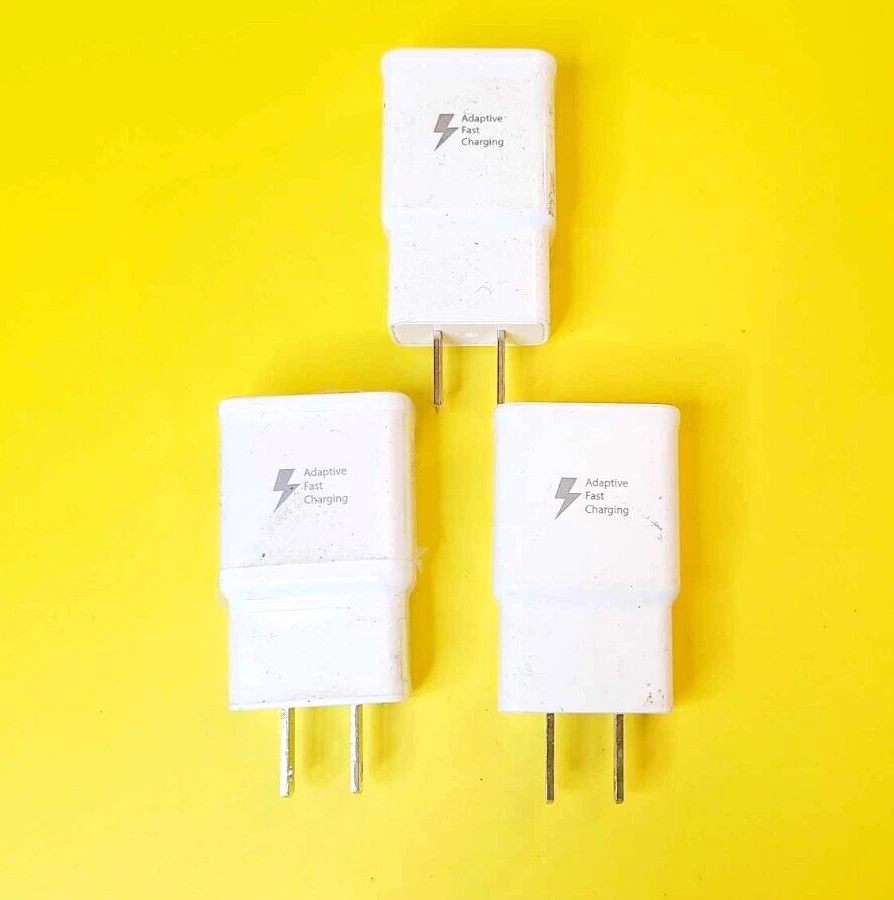 LOT 3x 100% GENUINE OEM SAMSUNG WALL PLUG FAST CHARGER AC POWER ADAPTER 9.0V 5.0 - Image 1 of 4