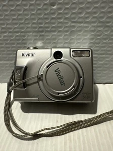 Vivitar Vivicam 3826 4.0MP Compact Digital Camera Silver Untested - Picture 1 of 4