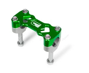 GECO SUPPORTO MANUBRIO RISER + PIASTRA ERGAL 30 MM VERDE KAWASAKI KXF 250 2009 - Bild 1 von 1