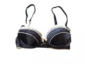 Sujetador push up Marks & Spencer UK 30B Storm Boost acolchado mezcla de seda escote mejorado - Imagen 1 de 5
