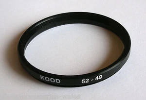STEP DOWN ADAPTER 52MM-49MM STEPPING RING 52 TO 49MM 52-49 STEP DOWN RING - Picture 1 of 1