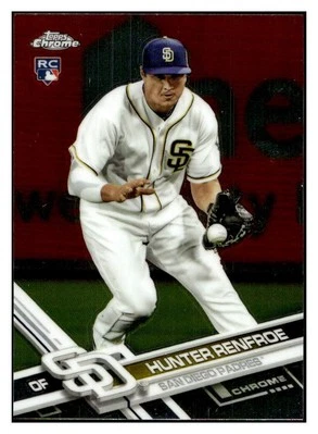 2017 Topps Chrome #18 Hunter Renfroe Rookie RC - Image 1 of 2