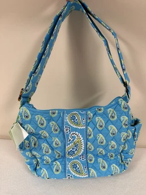 Bolso Bandolera Vera Bradley On The Go Bermuda Azul Retirado Nuevo Con Etiquetas De Colección Foto 1 de 4