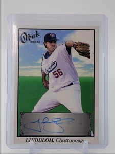 JOSH LINDBLOM 2009 TRISTAR OBAK BASEBALL AUTOGRAPH BLACK AUTO /50 Q2767 - Picture 1 of 2
