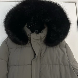 Sixth June Puffer Jacket Taupe w/ Faux Fur Hood Size L - NWT - Unisex Adult - Picture 1 of 12