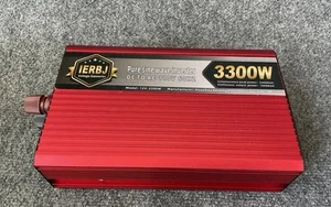 Inverter di Potenza di Picco 3000W con 2 Prese AC Inverter Onda Sinusoidale Pura NUOVO - Foto 1 di 7