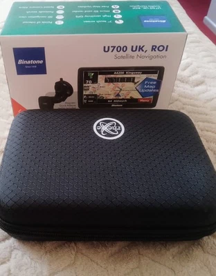 Binatone U700 UK, ROI Satellite Navigation. 7 Inch LCD with Carry Case - Image 1 of 4