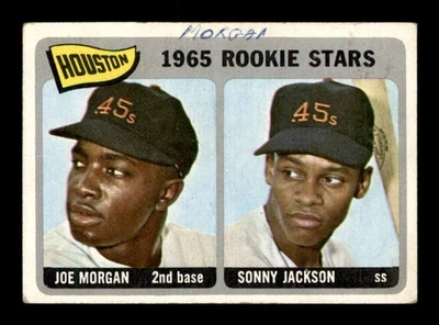 1965 Topps #16 Joe Morgan/Sonny Jackson Rookie Stars G/VG X2819599 Foto 1 de 2