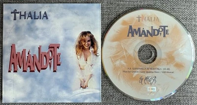 Thalia - Amandote Remixes Mexico Promo CD Single 4 Tracks RARE - Image 1 of 3
