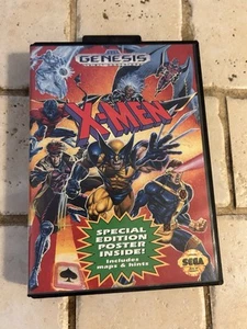 Sega Genesis X-Men Case And Cartridge ONLY - Picture 1 of 3