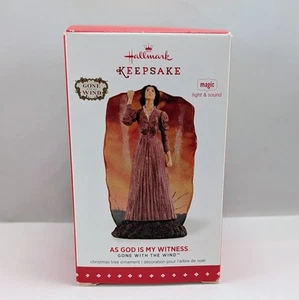 Hallmark Ornament - 2015 Lo que el viento se llevó "Como Dios es mi testigo" - Sonido - Imagen 1 de 11