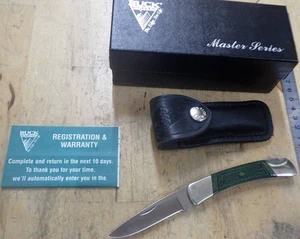 BUCK 501 Master Series Folding Knife BG-42 Steel USA Rare Collectible - Picture 1 of 10