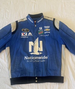JH Design Dale Earnhardt JR #88 Mountain Dew Nationwide Jacket Large Men NASCAR - Picture 1 of 15