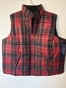 Women’s Chaps Best Plaid Puffer Size 3x - Picture 1 of 8