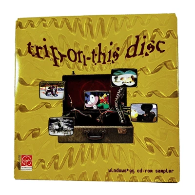 Trip-on-this Disc PC Computer Demos Windows 95 CD-ROM Sampler Virgin Interactive - Image 1 of 3