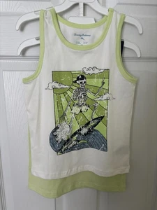 Paquete de 2 camisetas sin mangas Tommy Bahama para niños Paradise State Of Mind/nuevas con etiquetas/talla 5/6 - Imagen 1 de 4
