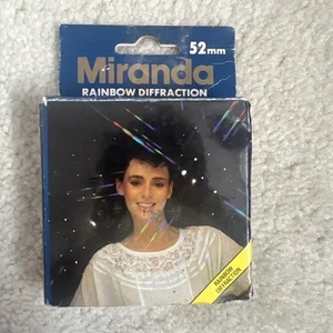 Vintage Miranda 52mm Rainbow Diffraction Lens Boxed And In Plastic Case - Picture 1 of 8