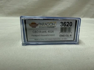 Broadway Limited - N - C&O - EMD E8 A Unit #4026 - Paragon 3 DC/DCC - Train 3620 - Picture 1 of 11