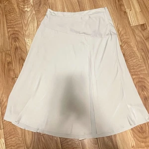 Banana Republic Skirt Womens 20 Tall Beige A Line Career Midi Classic Preppy - Picture 1 of 7
