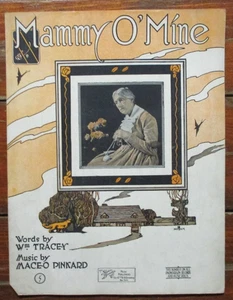 1919 "Mammy O' Mine" NOTEN FRÜHES PAPIER - Bild 1 von 5