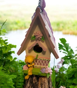 Warner Bros Tweety Bird Display Birdhouse Summer Spring Hanging Decor Hanging - Picture 1 of 14