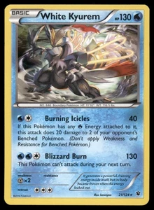 Kyurem 21/124 XY Fates Collide Holo bianco quasi nuovo - Foto 1 di 2