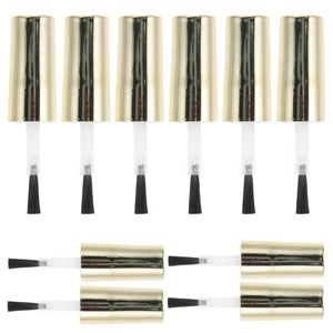Cepillos de arte de cepillo de repuesto para esmalte de uñas de 10 piezas para cubierta de tapa de botella de gel - Imagen 1 de 12