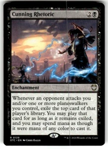 MTG Cunning Rhetoric NM-Mint Commander: Outlaws of Thunder Junction - Picture 1 of 2