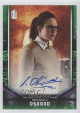 2018 Doctor Who Signature Series Green 38/50 Ingrid Oliver Osgood as Auto 1j8