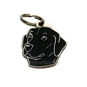 Dog name ID Tag,  Labrador retriever, Personalized, Engraved, Handmade, Charm - Picture 1 of 12
