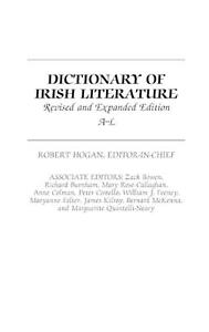 Dictionary of Irish Literature: A-L, 2nd Edition by Robert Hogan (English) Hardc