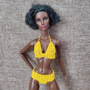 Bademode für Fashion Royalty, Kleidung 12" Puppe, FR Outfit, Barbie Puppe Badeanzug. - Bild 1 von 11