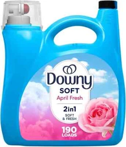 Downy Weichspüler flüssig Aprilfrischer Duft 140 flüssige Unzen 190 Ladungen HE kompatibel... - Bild 1 von 3