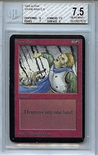 MTG Alpha Stone Rain BGS 7.5 NM+ card Magic the Gathering WOTC 7678
