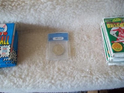 1987-P 50C Kennedy Half Dollar MS 67 ANACS Mint State - Image 1 of 3