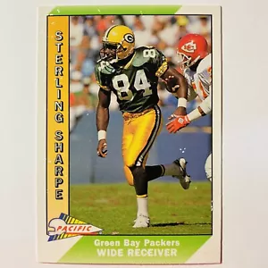 Sterling Sharpe 1991 NFL Pacific Pro Football Team: Green Bay Packers #166 tc1 - Picture 1 of 2