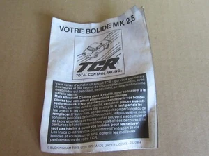 195N TCR Dépliant 6 Pages 1979 Trucs pour Meilleures Performances Slot Car - Photo 1/5