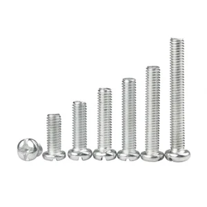 Tornillos de máquina de cabeza de pan cruzado Phillips de acero galvanizado M4 * 6-40 mm GB818 - Imagen 1 de 5