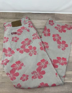 Ralph Lauren Polo Jeans Company Damen Hawaii Hibiskus Saturday Jeans Größe 6 - Bild 1 von 6