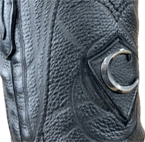 Traditionelle spitz zulaufende schwarze 11,5 US Westernstiefel von Cuadra Boots - Bild 1 von 5
