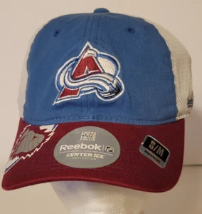 Colorado Avalanche Reebok Center Ice Fitted SIZE Hat SMALL/MED (NEW NO TAGS) - Picture 1 of 16