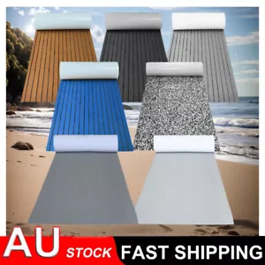 240X90cm EVA Foam Mat Marine Carpet Yacht Boat Decking Teak Flooring Multicolour - Picture 1 of 24