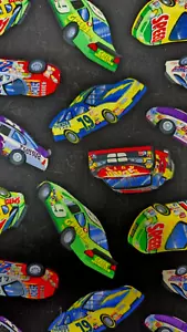 2 Yds. Race Cars 100% Cotton Fabric by Hi-Fashion - Picture 1 of 2
