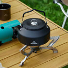 1.4L Portable Whistling Teapot With Handle For Outdoor Travel Camping Cooking