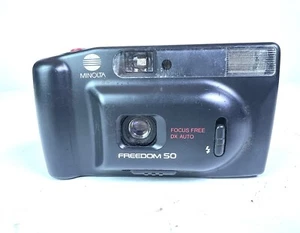 Minolta Freedom 50 35mm Point&Shoot Camera Film TESTED - Picture 1 of 9