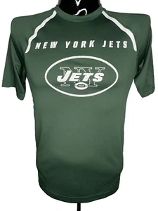 NEW YORK JETS Camiseta Para Hombres Pequeña Verde NYJ Entrenamiento Camiseta Coolbase Absorbiendo NFL - Imagen 1 de 5