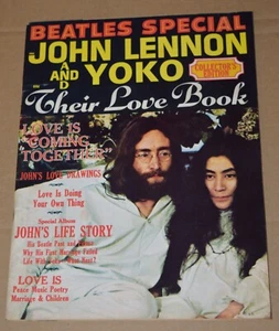 Beatles Special John Lennon And Yoko Their Love Book Magazine Photos Rare Good  - Picture 1 of 3